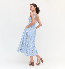 Couturebud The Margot Dress - Sky Bluebonnet