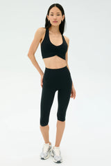 Airweight High Waist 16" Capri Legging - Black
