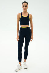 Dual High Waist Airweight 7/8 - Indigo/Ray