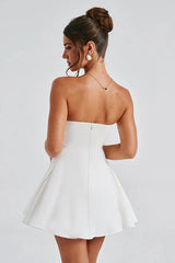 Holly Strapless Skirt with Bow Detail