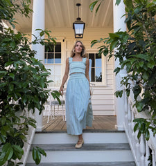 CouturebudThe Azalea Nap Top - Apple Green Stripe