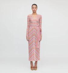 Couturebud The Zoey Maxi Skirt - Pastel Crochet Knit