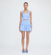 CouturebudThe Chelsea Skirt - Blue Stripe