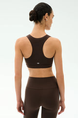 Lexi Rigor Bra - Dark Chocolate/Black