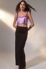 Harlow Metal Cropped Top