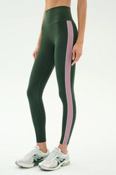 Margot Rigor Legging - Military/Blush