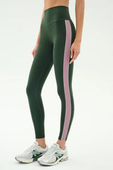 Margot Rigor Legging - Military/Blush