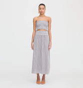 CouturebudThe Delphine Nap Skirt - Chocolate Gingham