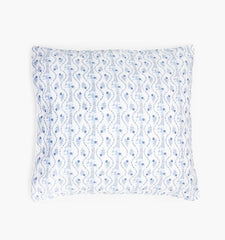 CouturebudThe Euro Sham - Blue Vine Stripe