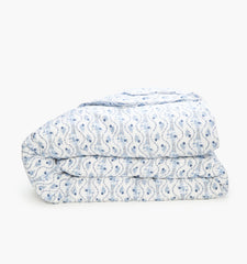 Couturebud The Duvet Cover - Blue Vine Stripe