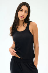 Mel Airweight Lite Tank - Black