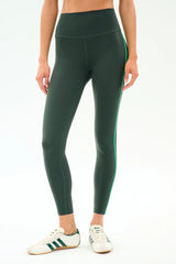 Amber Airweight High Waist 7/8 - Military/Spearmint