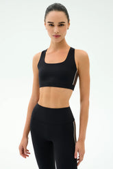 Lexi Rigor Bra - Black/Dark Chocolate