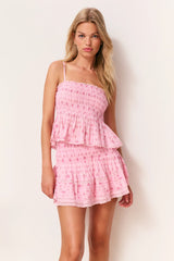 Elin Floral Cotton Voile Skirt