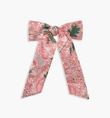 Couturebud The Belle Bow - Rose Calico Trellis