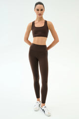 Lexi Rigor Bra - Dark Chocolate/Black