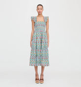 Couturebud The Ellie Nap Dress - Geranium Stripe