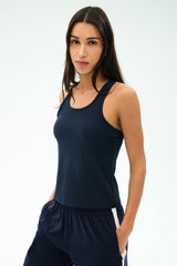 Mel Airweight Lite Tank - Indigo