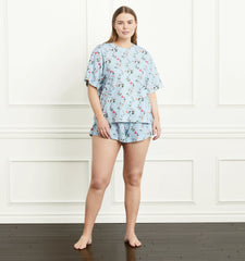 Couturebud The Gemma Sleep Shorts - Pond Floral