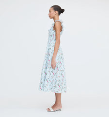 Couturebud The Ellie Nap Dress - Pond Floral Poplin