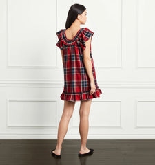 Couturebud The Cordelia Dress - Red Tartan