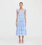 CouturebudThe Ellie Nap Dress - Blue Watercolor Gingham