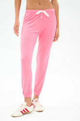 Sonja Fleece Sweatpant - Strawberry