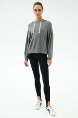 Joey Long Sleeve Hoodie - Medium Heather Grey