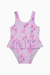 Baby Tamia Floral Ruffle Swimsuit