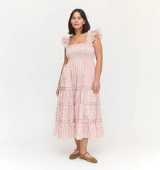 Couturebud The Ellie Nap Dress - Pink Emma Stripe