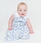 Couturebud The Sleep Sack - Blue Vine Stripe
