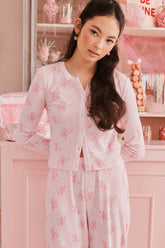 Couturebud x Roller Rabbit Cupid's Kiss Nessa Cardigan