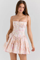 Ysabella Stretch Cotton Mini Sundress