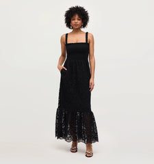 Couturebud The Lace Anjuli Nap Dress - Black Lace