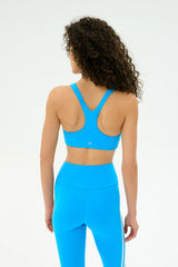 Ella Airweight Bra - Riviera/White
