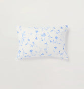 Couturebud The Perry Lumbar Throw Pillowcase - Blue Botanical