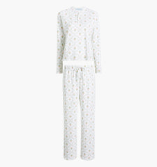 Couturebud The Olivia Pajama Set - Pastel Trellis