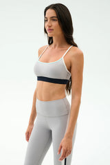 Emerson Airweight Bra - Dove Grey/Indigo