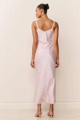 Kalo Silk-Blend Bow Jacquard Maxi Skirt