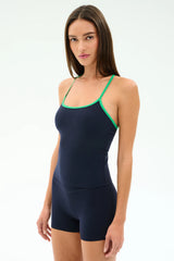 Airweight Tank - Indigo/Spearmint