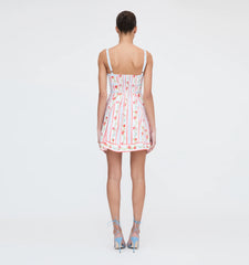 CouturebudThe Margot Mini Dress - Pomegranate Stripe
