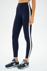 Clare High Waist Rigor 7/8 - Indigo/Creme