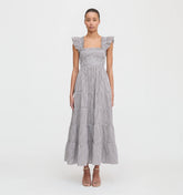 CouturebudThe Ellie Maxi Nap Dress - Chocolate Gingham