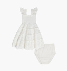 Couturebud The Baby Lace Ellie Nap Dress - White Lace