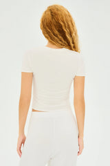 Jennie Jersey Tee - White