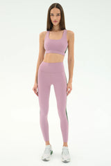 Margot Rigor Legging - Blush/Military