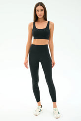 Airweight Rib High Waist 7/8 - Black