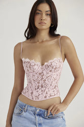 Rose Lace Underwired Bodice