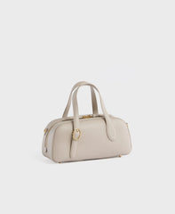 Small Asra Boston Bag - Smoke