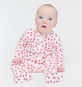 Couturebud The Footie Pajama - Lots of Hearts